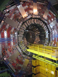 LHC : CMS waiting for tracker insertion